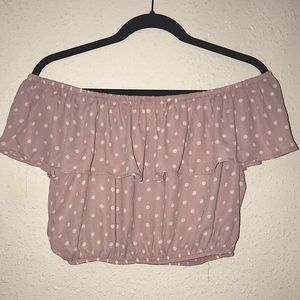 Pink polka dot